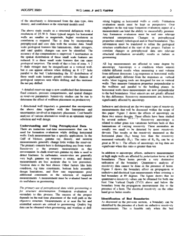 The Principles and Procedures of Geosteering Page 3