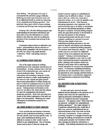 Horizontal Underbalanced Drilling, a Canadian Overview Page 3
