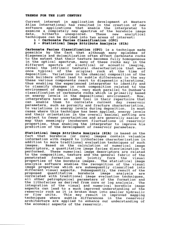 Borehole Imaging in the 21st Century Page 2