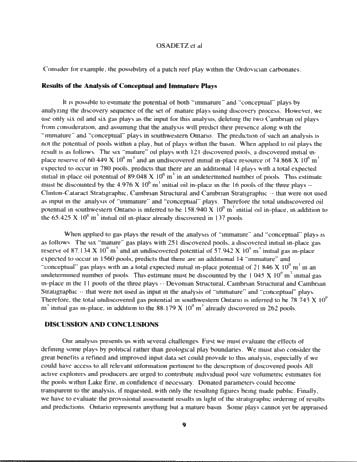 Re-appraising Petroleum Potential in Eastern Canadian Cratonic Basins in Light of New Methods and Data: A Provisional Assessment of Southwestern Ontario Page 9