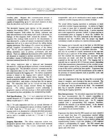 Corrosion Logging in Small Diameter Pipeline/Tubing Page 2