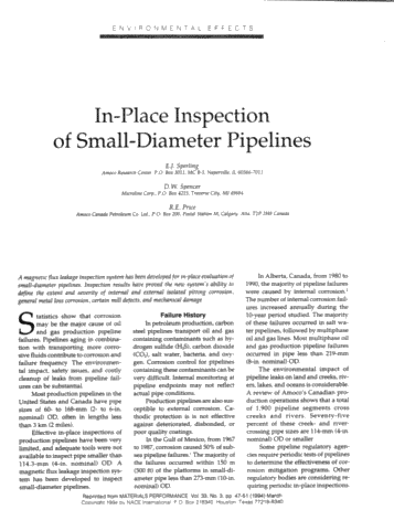 Corrosion Logging in Small Diameter Pipeline/Tubing Page 14