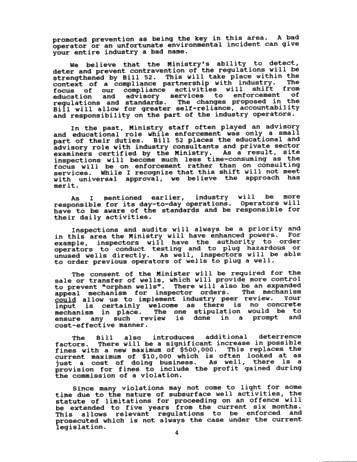 Bill 52, The Aggregate and Petroleum Resources Statute Law Amendment Act Luncheon Address Page 4