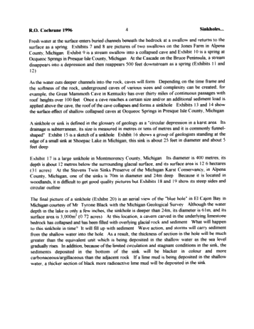 Sinkholes - a Trapping Mechanism for Oil and Gas in the Ordovician of Kent and Essex Counties, Ontario Page 4