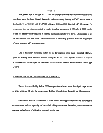 Coiled Tubing Applications in Shallow Oil and Gas Wells Page 2