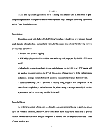Coiled Tubing Applications in Shallow Oil and Gas Wells Page 4