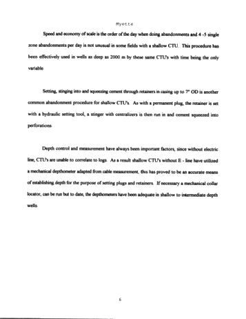Coiled Tubing Applications in Shallow Oil and Gas Wells Page 6
