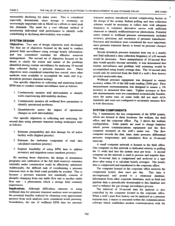 The Value of Wellhead Electronic Flow Measurement in Gas Storage Fields Page 2