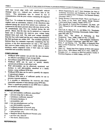 The Value of Wellhead Electronic Flow Measurement in Gas Storage Fields Page 6