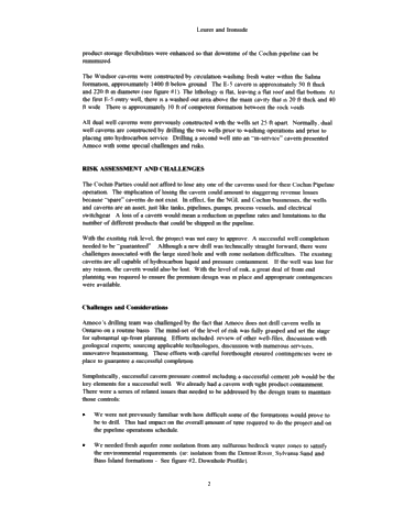 Key Learnings of a Cavern Entry Well Page 2
