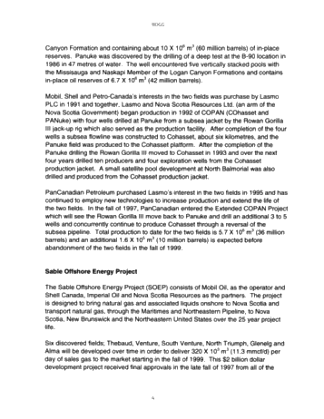The Scotian Shelf and Grand Banks: An Overview of Canada's Newest Producing Frontiers Basins Page 4