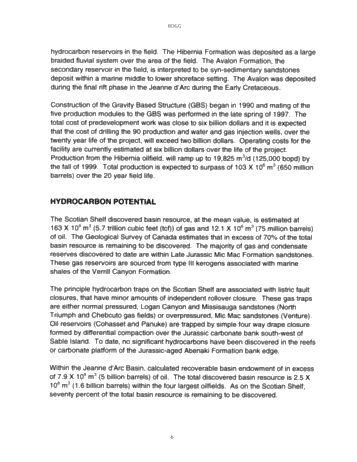 The Scotian Shelf and Grand Banks: An Overview of Canada's Newest Producing Frontiers Basins Page 6