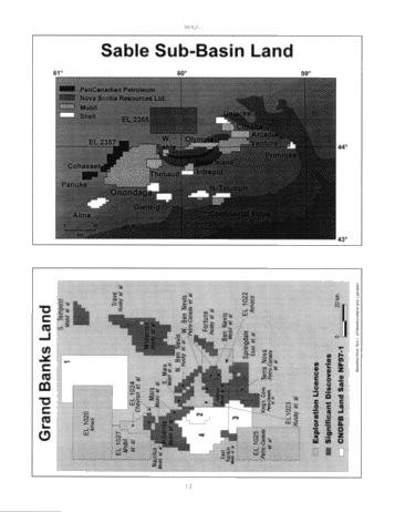 The Scotian Shelf and Grand Banks: An Overview of Canada's Newest Producing Frontiers Basins Page 12