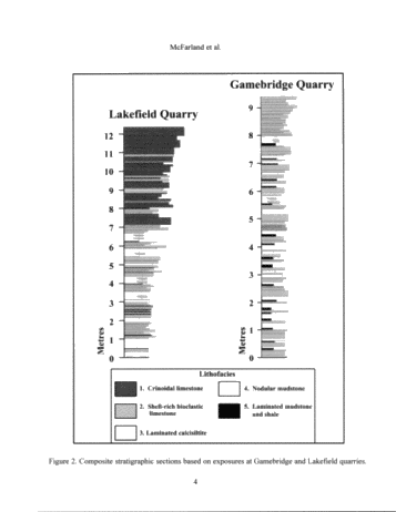 Sedimentology of Storm-Generated Shell Beds From the Verulam Formation (Ordovician) at Lakefield and Gamesbridge Quarries, Southern Ontario, Canada Page 4