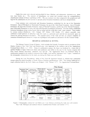 Sedimentology and Stratigraphy of the Lower Silurian Grimsby Formation in Subsurface, Lake Erie and Southwestern Ontario Page 3