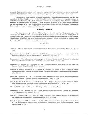 Sedimentology and Stratigraphy of the Lower Silurian Grimsby Formation in Subsurface, Lake Erie and Southwestern Ontario Page 18