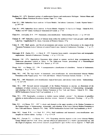 Sedimentology and Stratigraphy of the Lower Silurian Grimsby Formation in Subsurface, Lake Erie and Southwestern Ontario Page 19