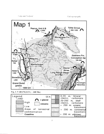 Following Coastlines: the Paleogeography of Canada From the Late Precambrian to the Early Ordovician Page 5