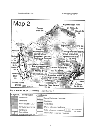 Following Coastlines: the Paleogeography of Canada From the Late Precambrian to the Early Ordovician Page 6