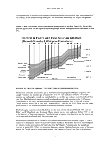 Using Dipmeter Log (HDIP) to Exploit Lake Erie Gas Reserves Page 3