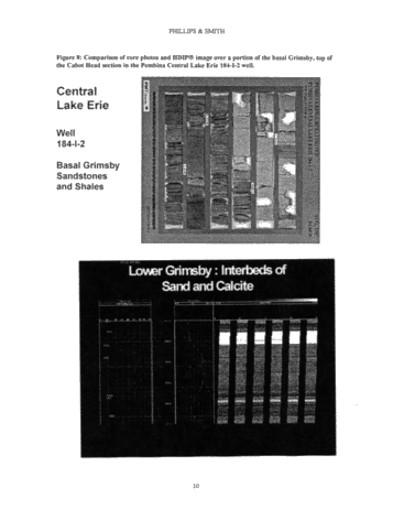 Using Dipmeter Log (HDIP) to Exploit Lake Erie Gas Reserves Page 10