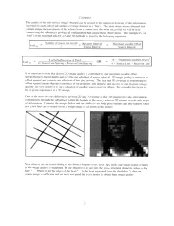 The Value of 3D Seismic in Today's Exploration Environment in Canada and Around the World Page 3