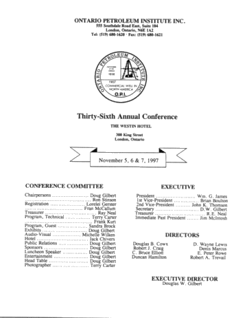 Thirty-Sixth Annual Conference Page 1