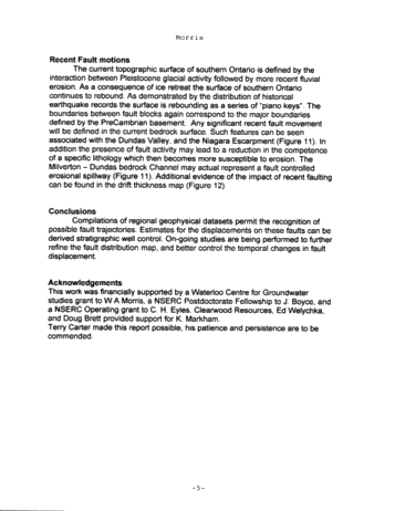 Pre-Cambrian Basement Control of Paleozoic Fault Patterns: A Preliminary Assessment Page 5
