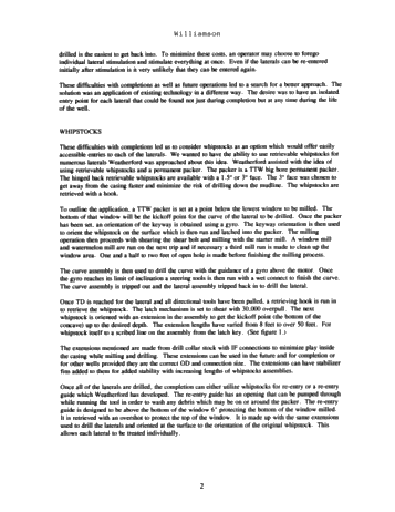 Improving Re-entry in Multilateral Horizontal Wells Page 2