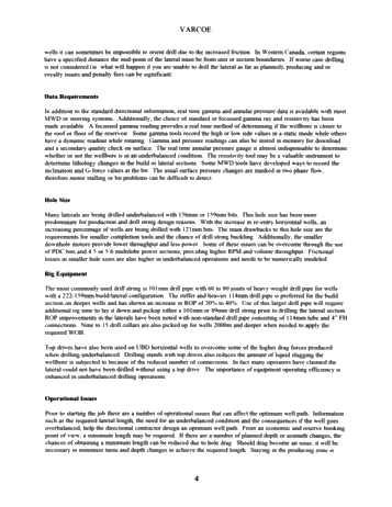 Planning to Drill Underbalanced Horizontal Wells Page 4