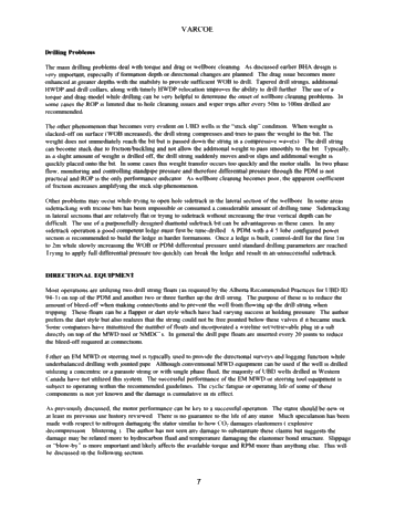 Planning to Drill Underbalanced Horizontal Wells Page 7