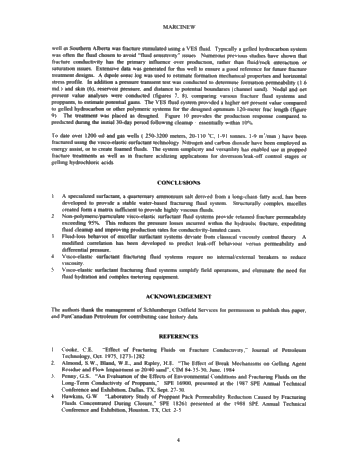 Visco-Elastic Surfactants - Fracturing Fluids for the New Millenium Page 4