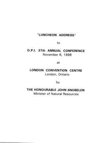 Luncheon Address Page 1