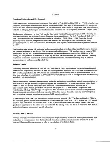 Recent Exploration and Development Trends in New York State Page 9
