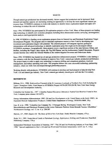 Recent Exploration and Development Trends in New York State Page 10