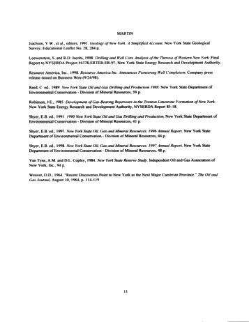 Recent Exploration and Development Trends in New York State Page 11