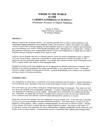 Where in the World is the Carmen Sandiego A1-36 Well Page 1
