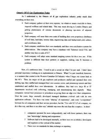 Can the Ontario Exploration Data be Dragged....Kicking and Screaming into the 90's? Page 2
