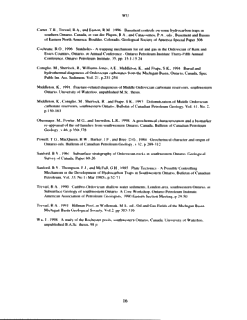 A Study of the Rochester Pools, Southwestern Ontario Page 16