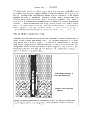 Acoustic Data Acquisition Through Casing Page 5