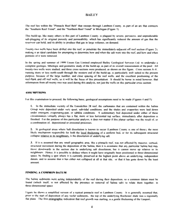 The Timing and Mechanics of Emplacement and Removal of Salt, in and Around Pinnacle Reefs In South-Western Ontario: The Enniskillen 28 Reef Model Page 4