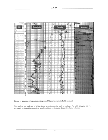 Identification of Salt Plugged Reservoirs Using The Pulsed Neutron Decay Log - Examples From Southern Ontario Page 13