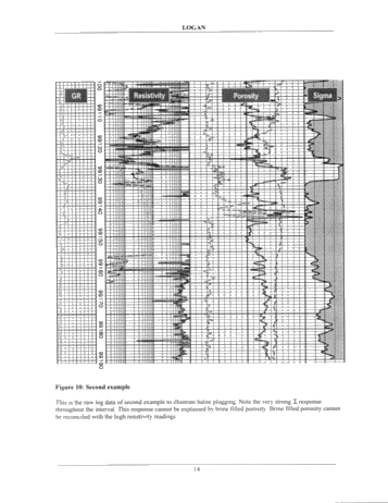 Identification of Salt Plugged Reservoirs Using The Pulsed Neutron Decay Log - Examples From Southern Ontario Page 14