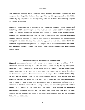 The Strathroy 1999 Aeromagnetic Survey: Implications For Oil and Gas Exploration Page 6