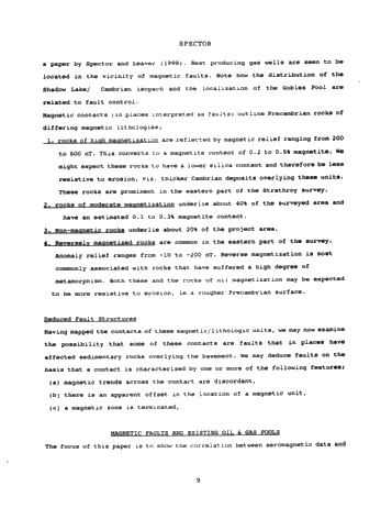 The Strathroy 1999 Aeromagnetic Survey: Implications For Oil and Gas Exploration Page 8