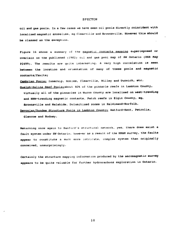 The Strathroy 1999 Aeromagnetic Survey: Implications For Oil and Gas Exploration Page 9