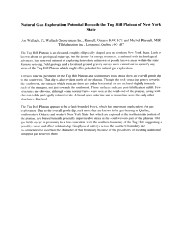 Natural Gas Exploration Potential Beneath The Tug Hill Plateau of New York State Page 1