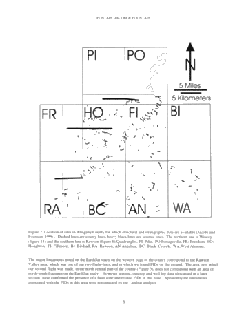 Detection of Fracture Intensification Domains Using Hyperspectral Remote Sensing Data: A Case Study in Allegany County, New York Page 3