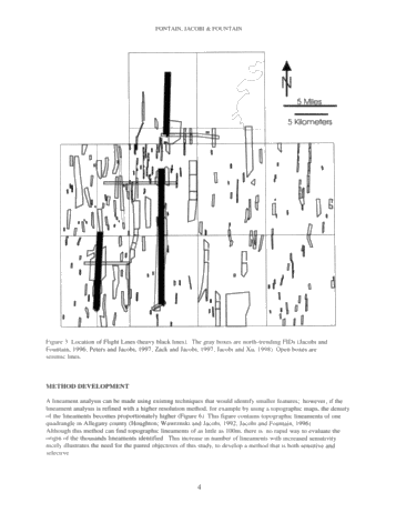 Detection of Fracture Intensification Domains Using Hyperspectral Remote Sensing Data: A Case Study in Allegany County, New York Page 4