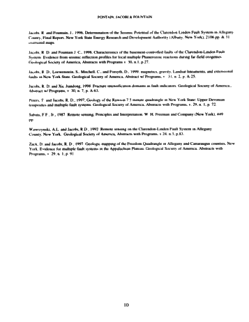 Detection of Fracture Intensification Domains Using Hyperspectral Remote Sensing Data: A Case Study in Allegany County, New York Page 10